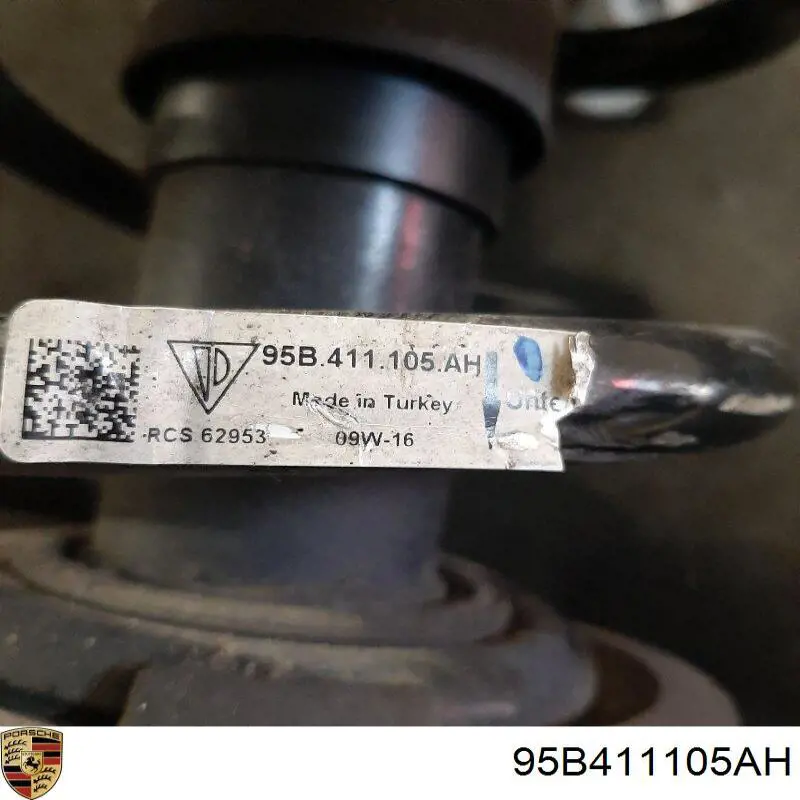 Пружина амортизатора передняя Porsche 95B411105AH цена, от 85.16 USD