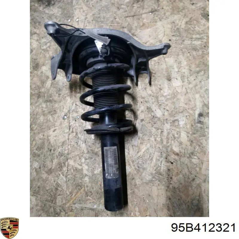 95B412321 Porsche Подушка амортизатора переднего