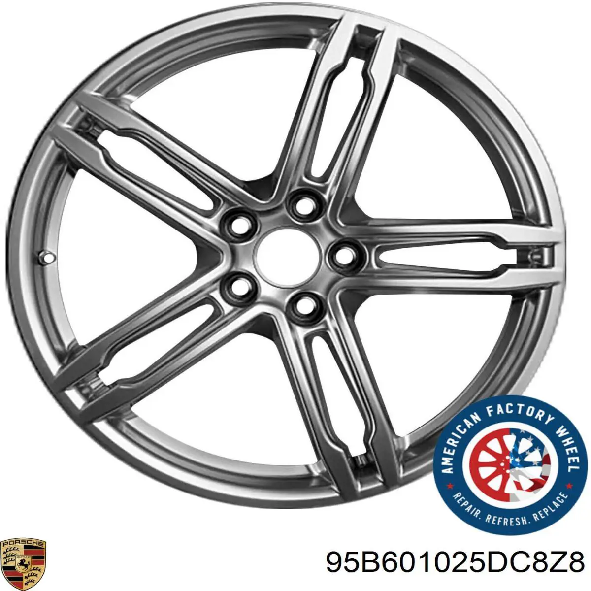 Купить 95B601025AR8Z8 Porsche Диски колесные