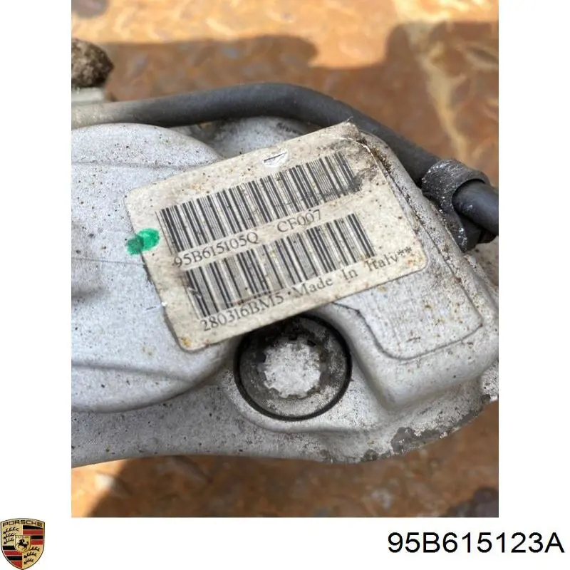 Суппорт тормозной передний левый 95B615123A Porsche