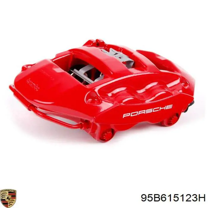 Купить 95B615123H Porsche Суппорт тормозной передний левый