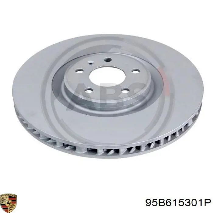 Передние тормозные диски 95B615301P Porsche