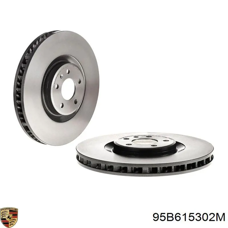 Тормоз дисковый передний Porsche 95B615302M цена, от 319.54 USD