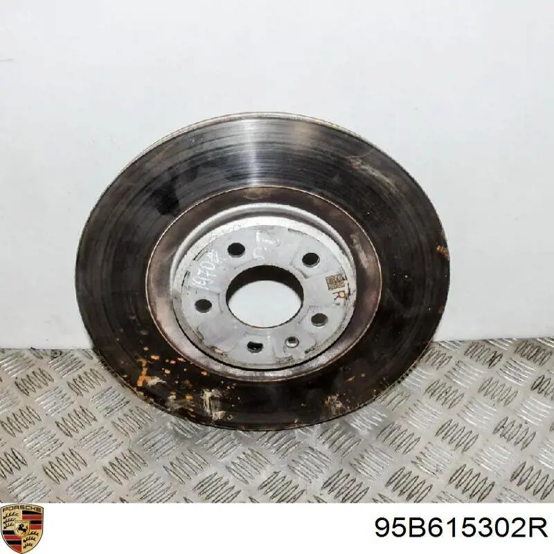Передние тормозные диски 95B615302R Porsche