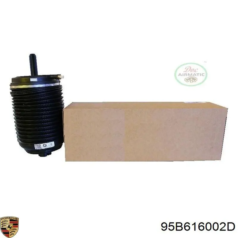 Пневмоподушка/пневморессора моста заднего Porsche 95B616002D цена, от 300.90 USD
