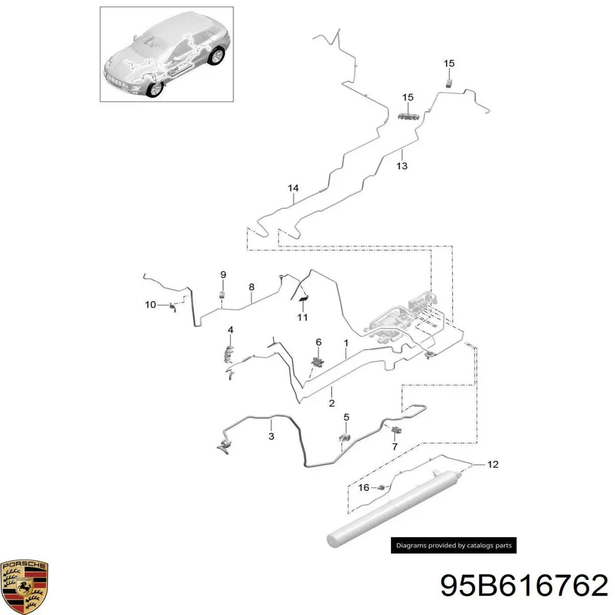 95B616762 Porsche 