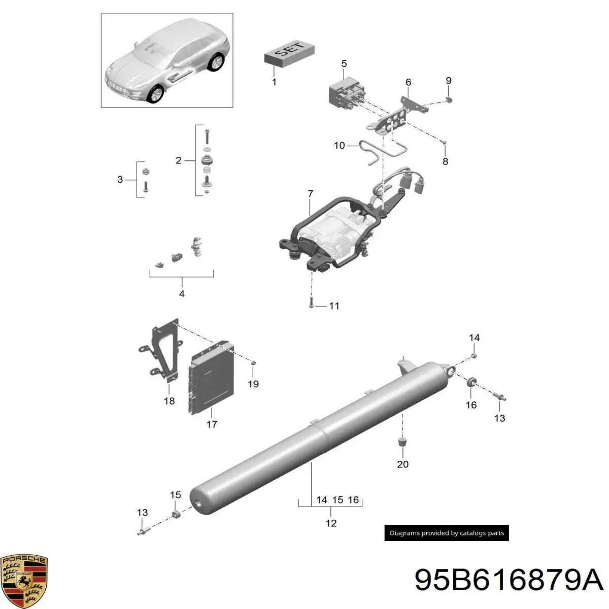  95B616879A Porsche