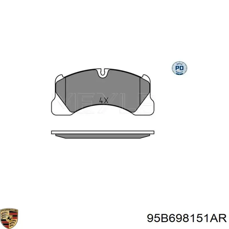 Передние тормозные колодки LP3629 Delphi
