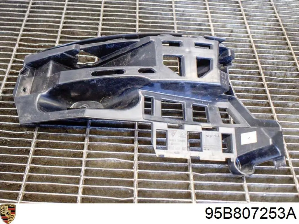 Купить 95B807253B Porsche Кронштейн бампера заднего внешний левый