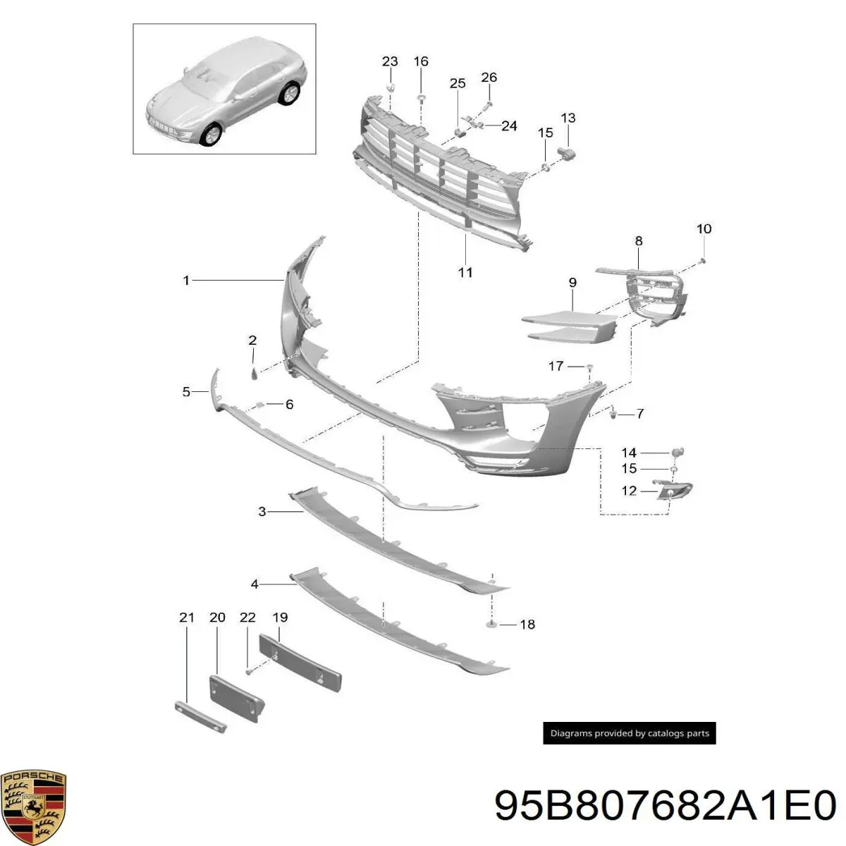 95B807682A1E0 Porsche 
