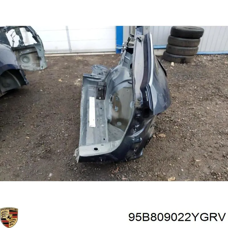 95B809022YGRV Porsche Амортизационная стойка центральная, правая