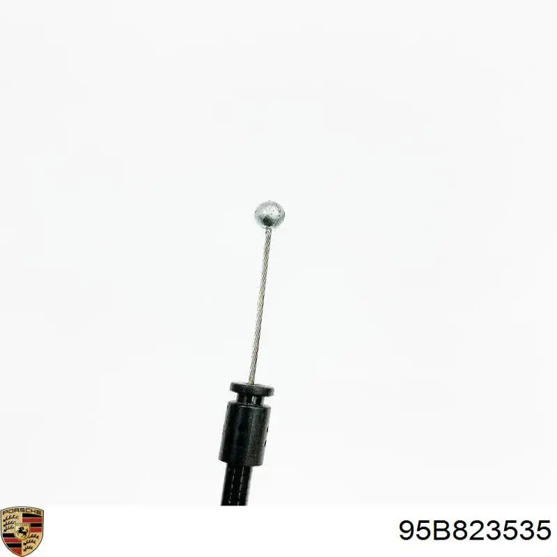 Купить 95B823535 Porsche Трос открывания капота задний