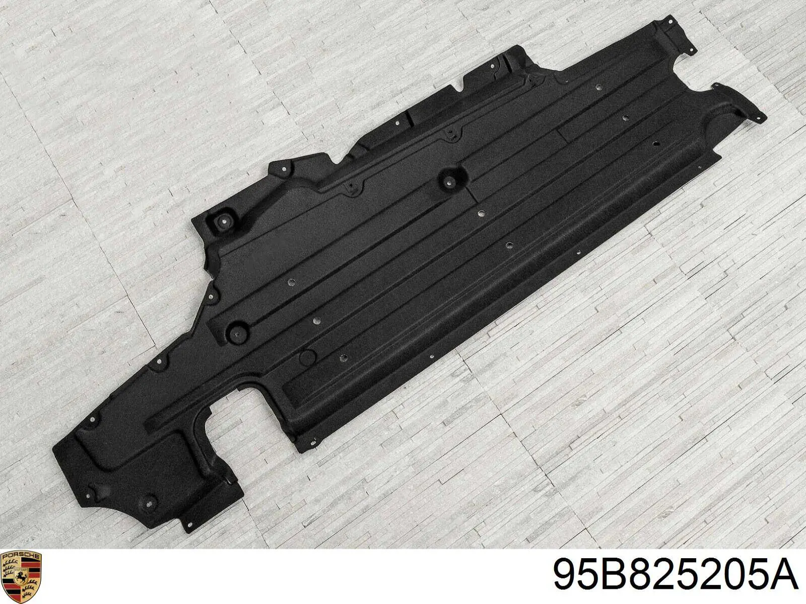 Защита днища левая Porsche 95B825205A цена, от 64.77 USD