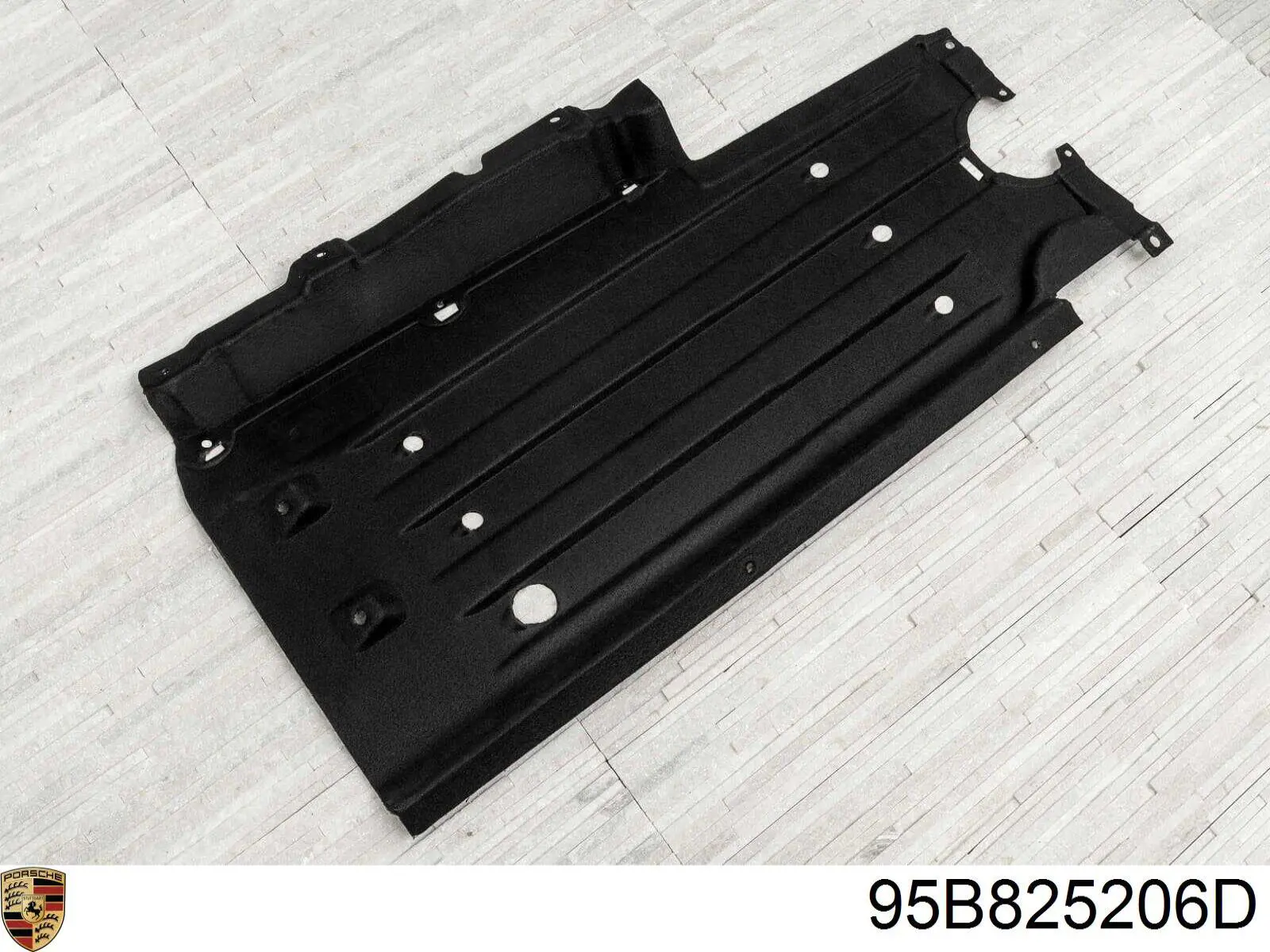Купить 95B825206D Porsche Защита днища передняя правая