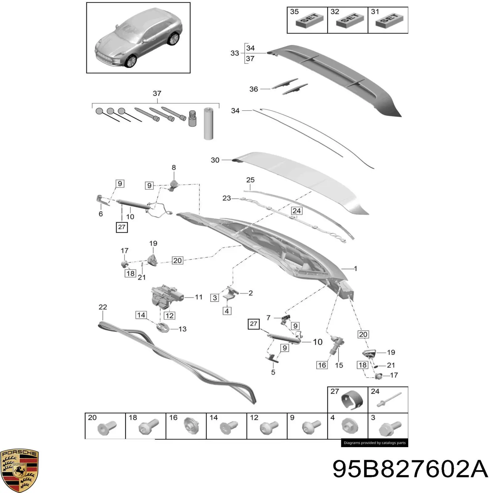 Купить 95B827602A Porsche 