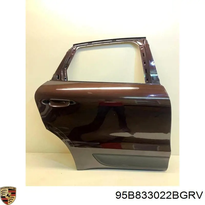 Дверь задняя правая 95B833022BGRV Porsche