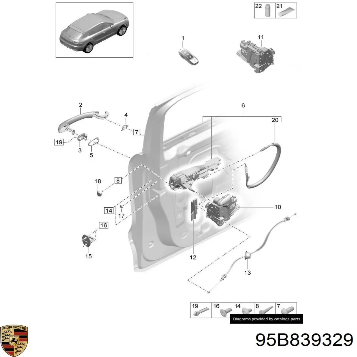 95B839329 Porsche 