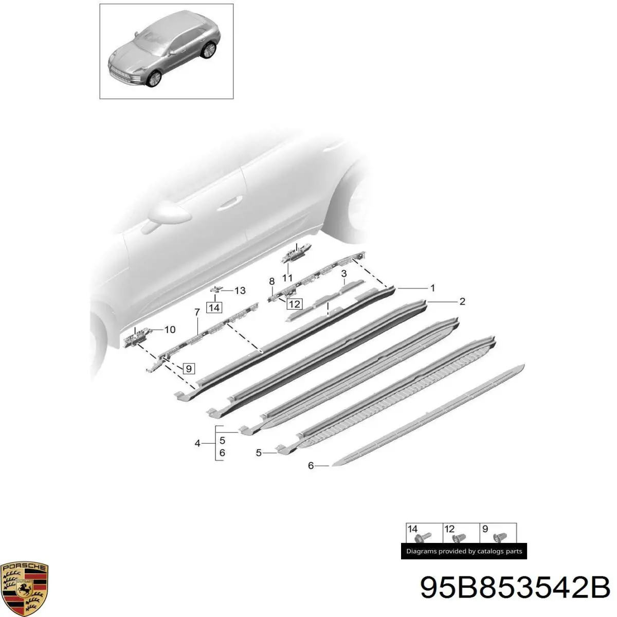 95B853542A Porsche 