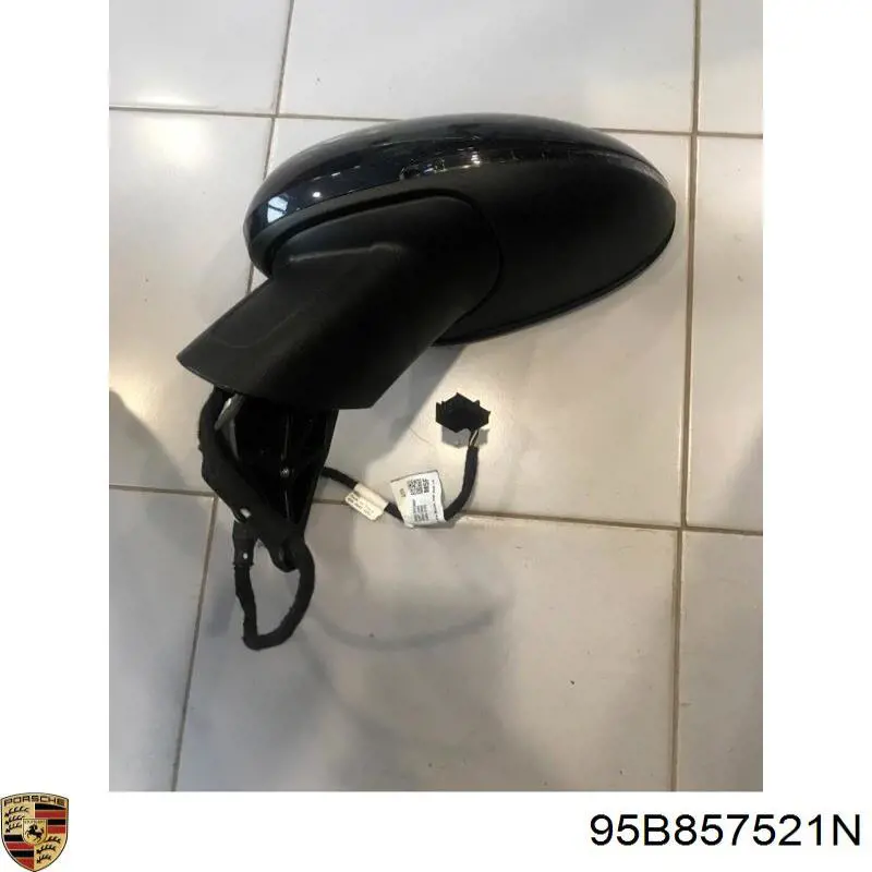 Купить 95B857521K Porsche Стекло зеркала заднего вида, левого