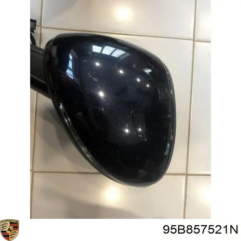 Купить 95B857521C Porsche Стекло зеркала заднего вида, левого