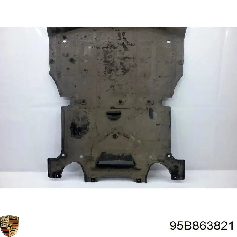 Купить 95B863821 Porsche Защита двигателя передняя