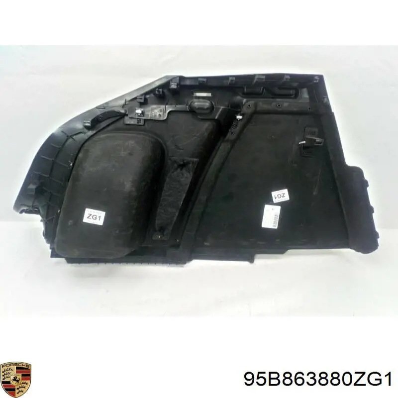 Купить 95B863880ZG1 Porsche Облицовка багажного отсека правая