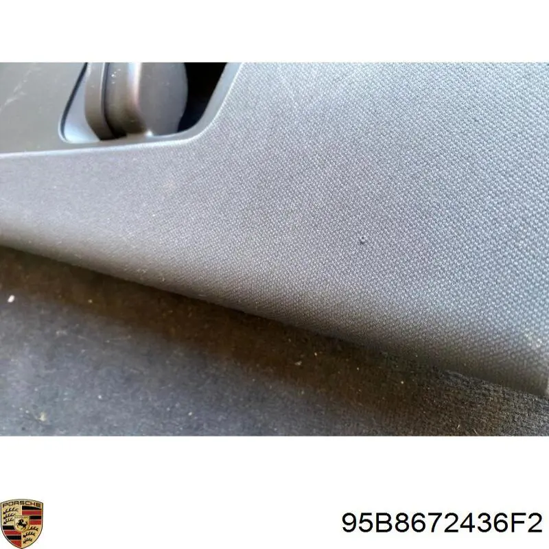 Купить 95B8672436F2 Porsche Обшивка стойки кузова внутренняя средняя левая