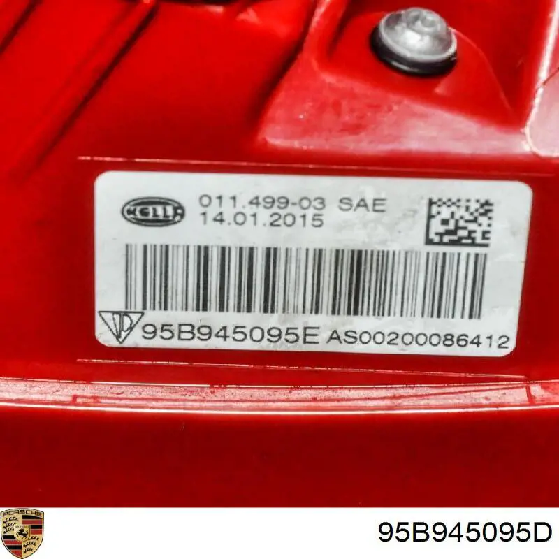 Задняя левая внешняя фара Porsche 95B945095D цена, от 255.08 USD
