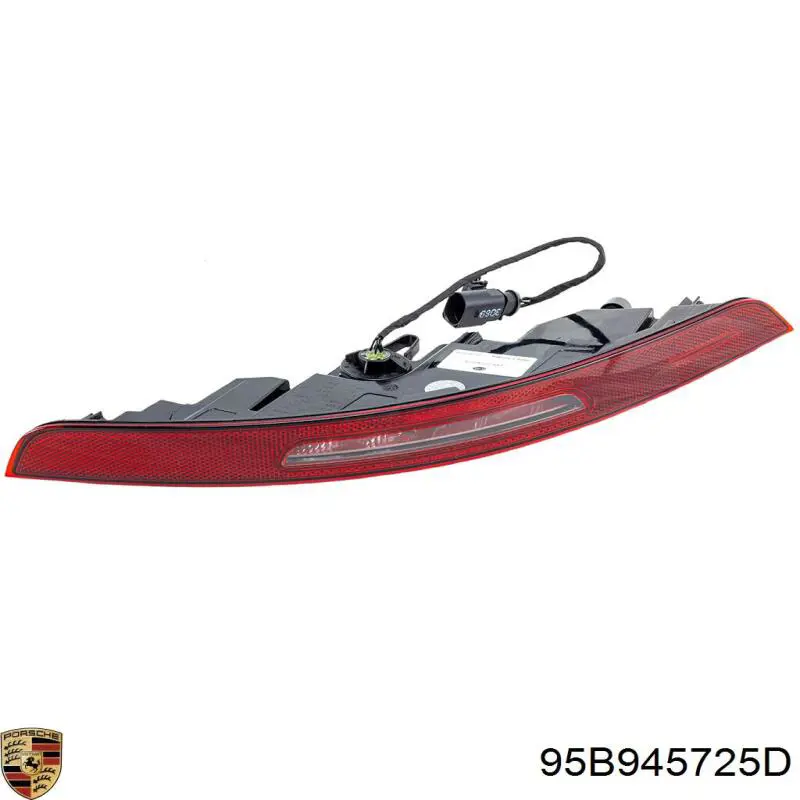 Левый отражатель заднего бампера Porsche 95B945725K цена, от 78.55 USD