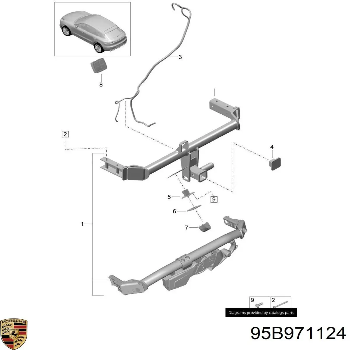 95B971124 Porsche 