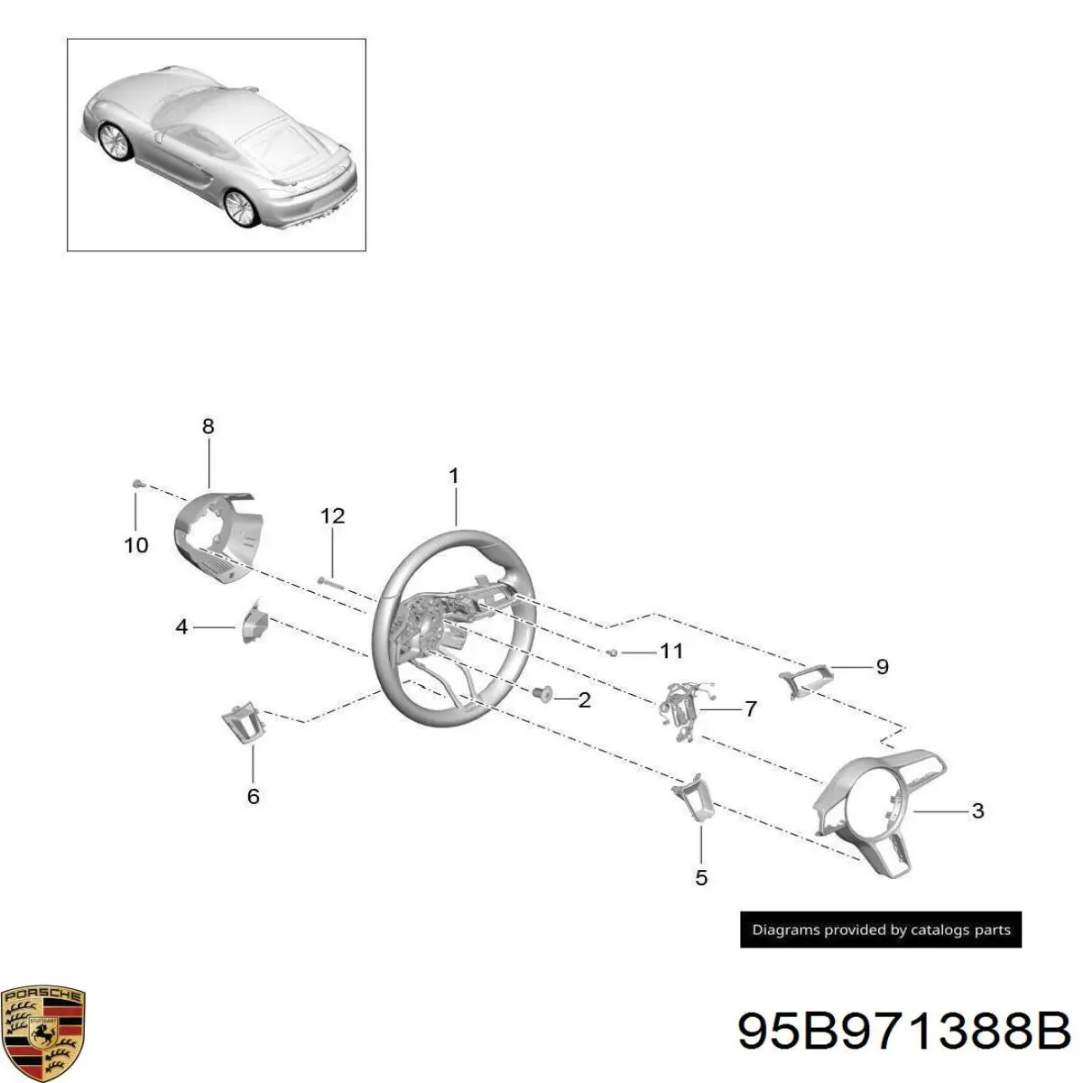 95B971388B Porsche 