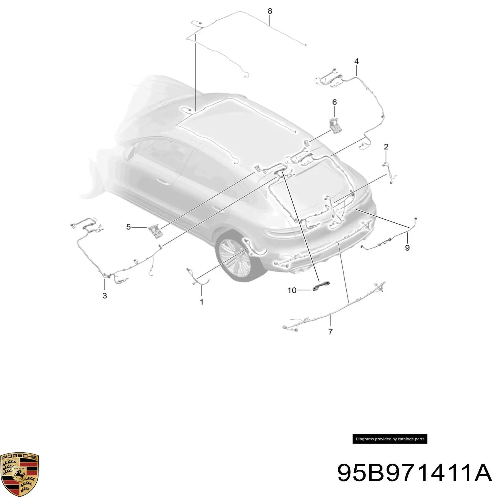 95B971411A Porsche 