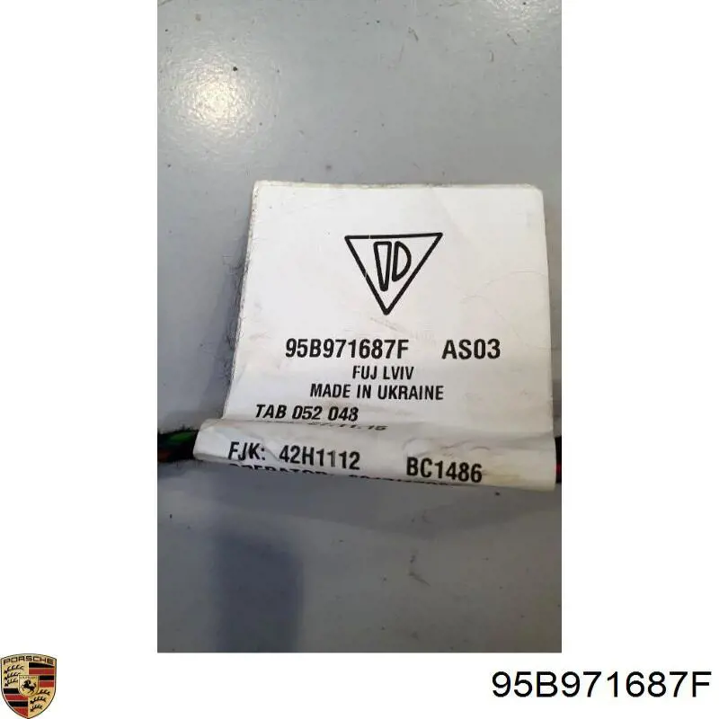 Купить 95B971687F Porsche Жгут проводов задней двери