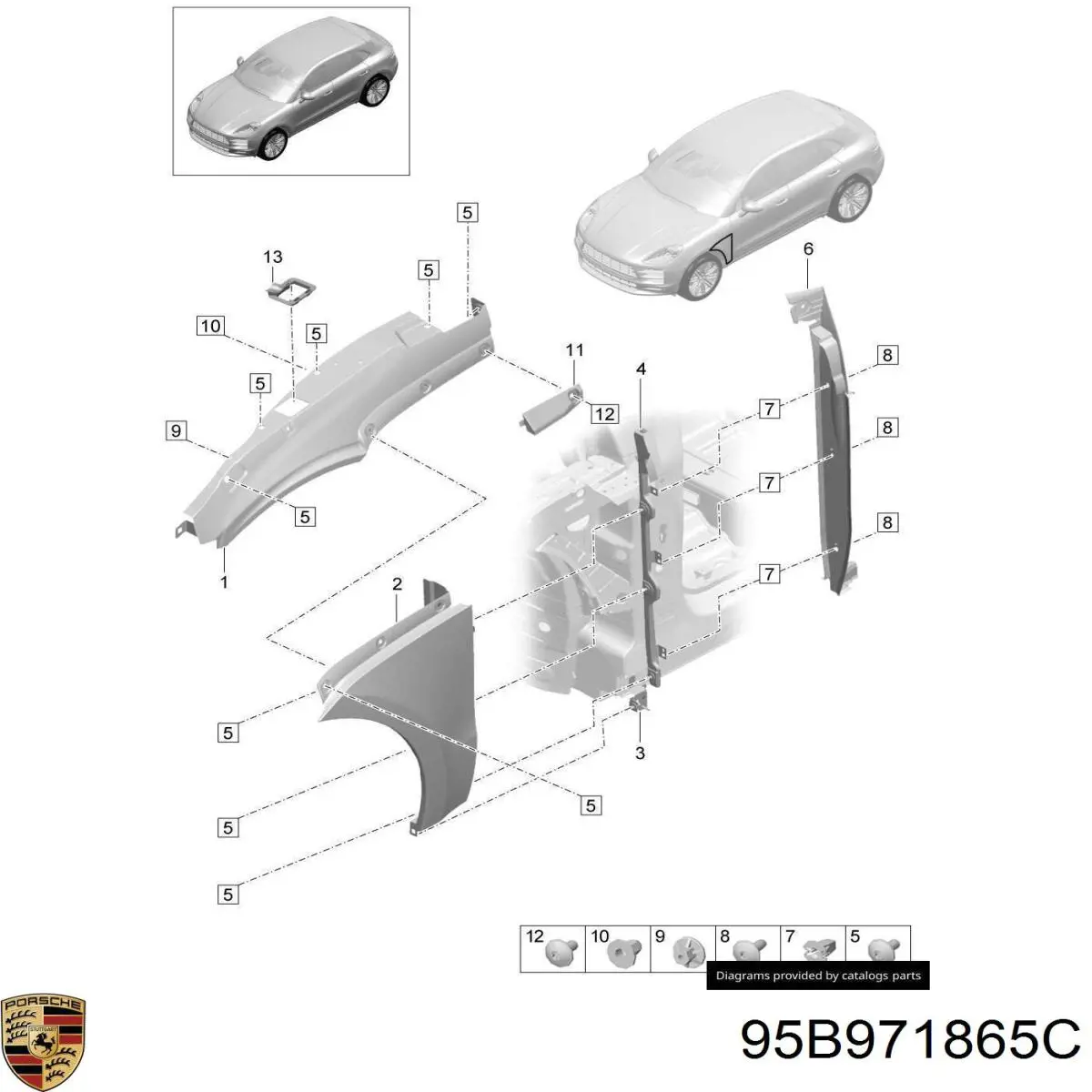 95B971865C Porsche 