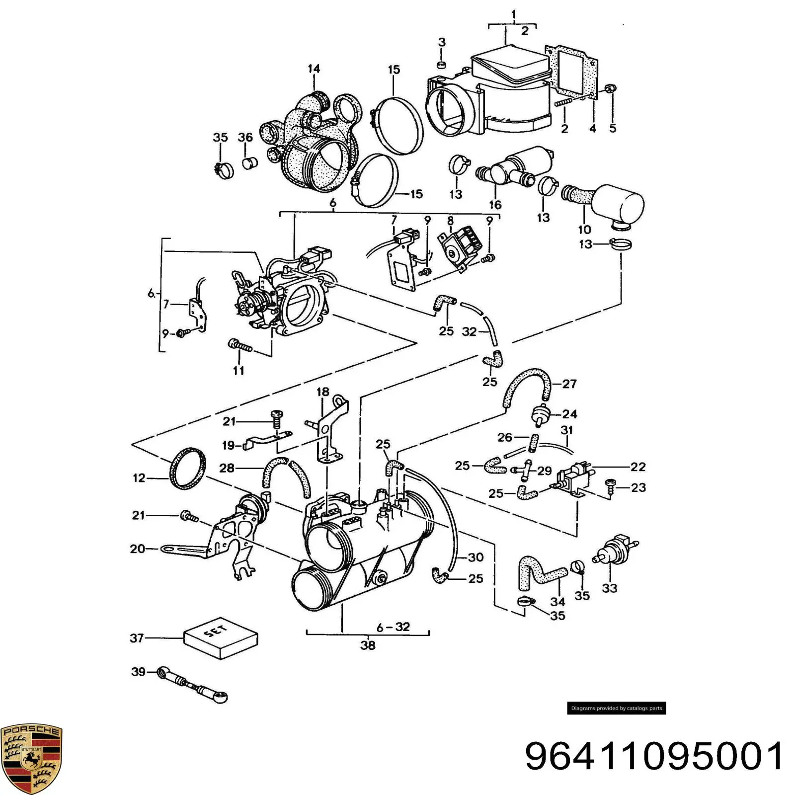 Датчик газов картера Porsche 96411095001 цена, от 16.62 USD
