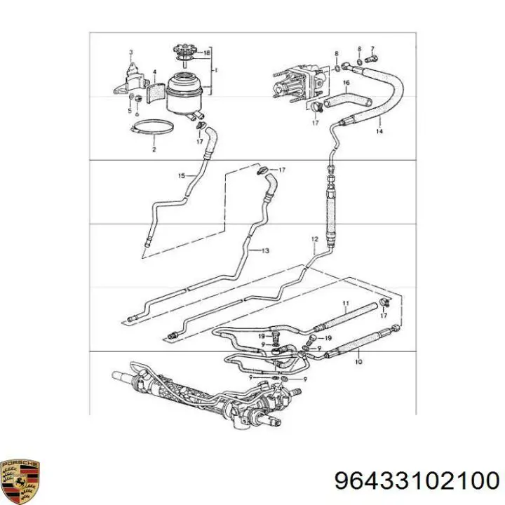  96433102100 Porsche