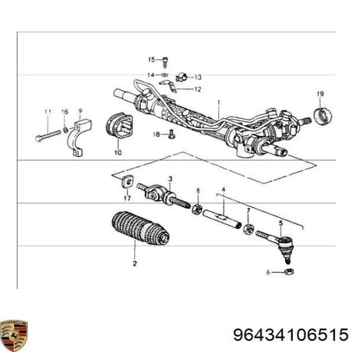 Купить 96434106515 Porsche 