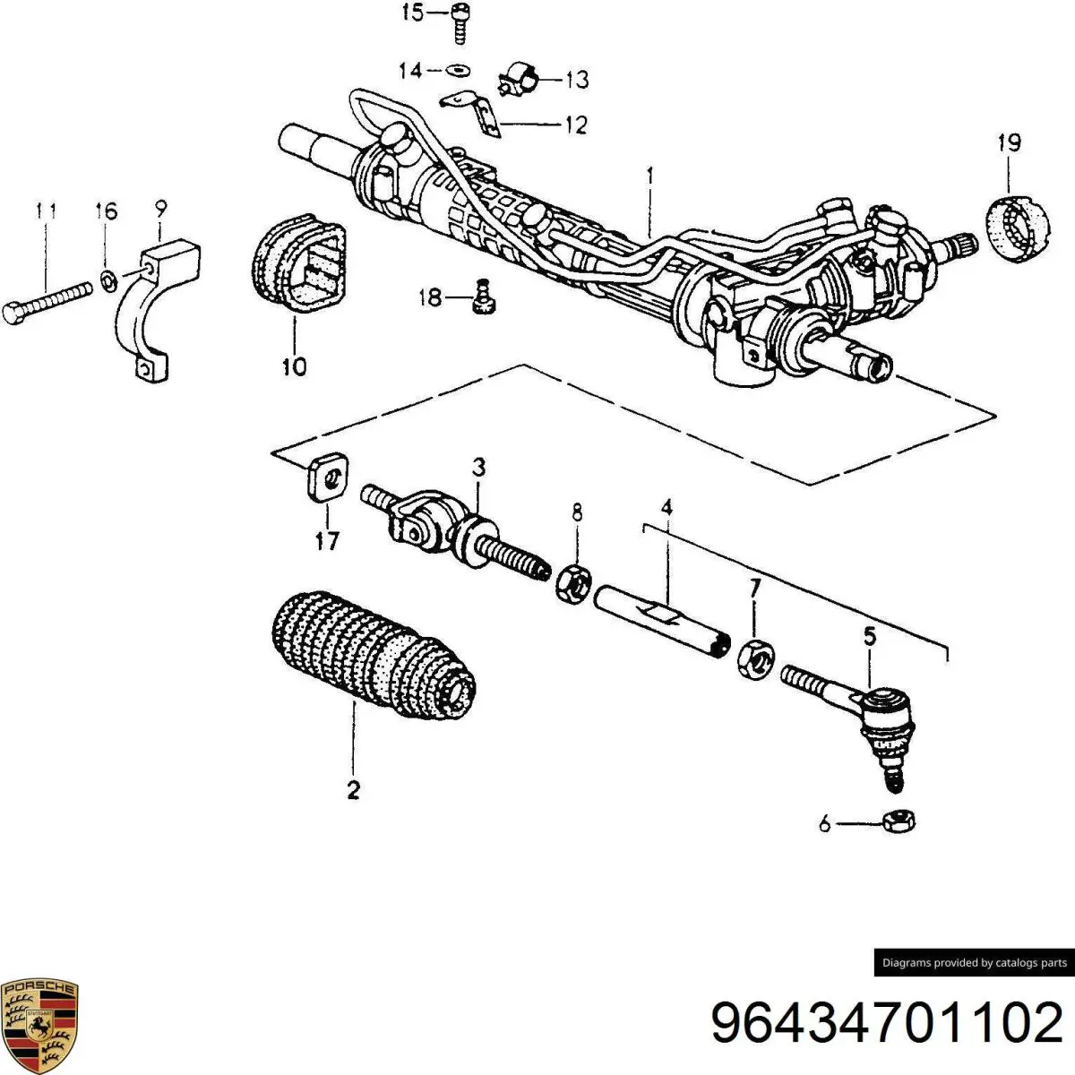 SR20100 ERA Управление рулевое в сборе