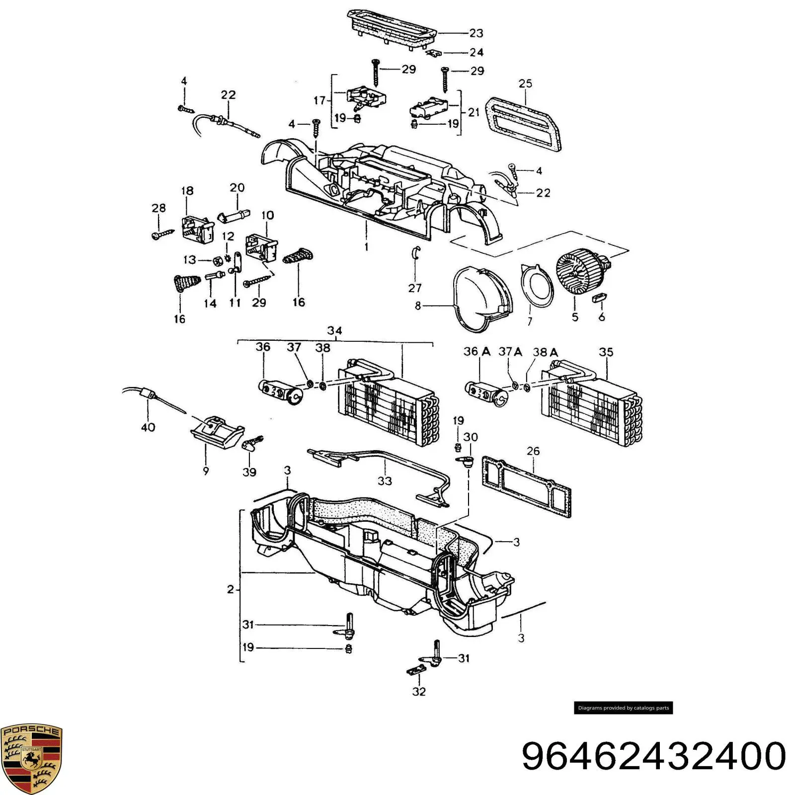  Porsche 96462432400