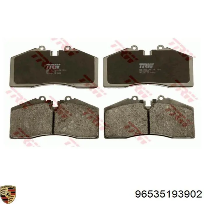 Колодки Porsche 96535193902 цена, от 46.28 USD