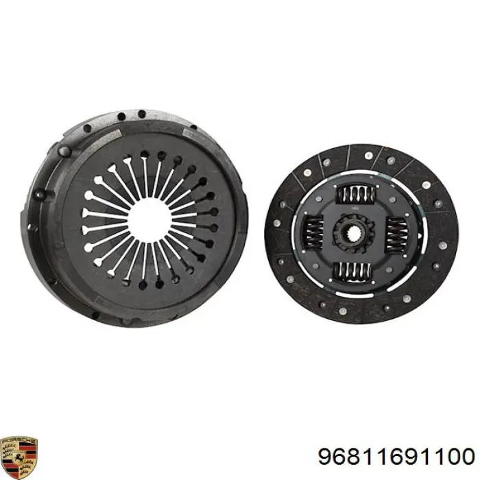 Диск сцепления Porsche 96811691100 цена, от 513.45 USD