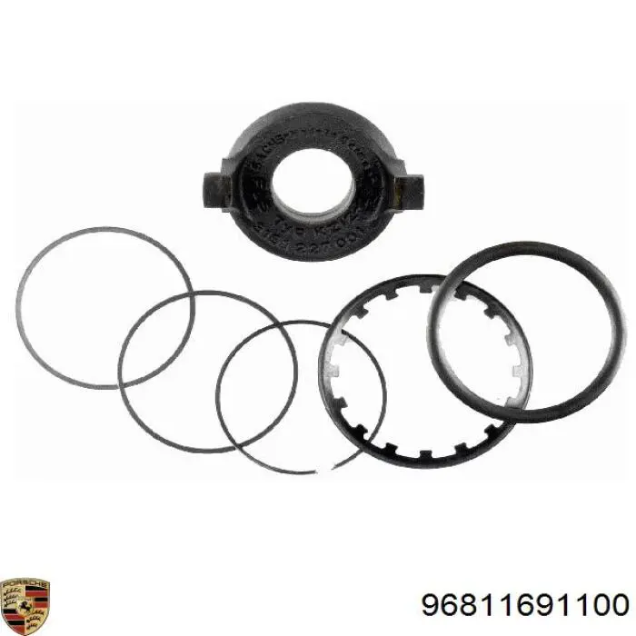 96811691100 Porsche Диск сцепления ведомый