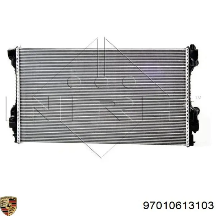 97010613103 Porsche radiador de esfriamento de motor