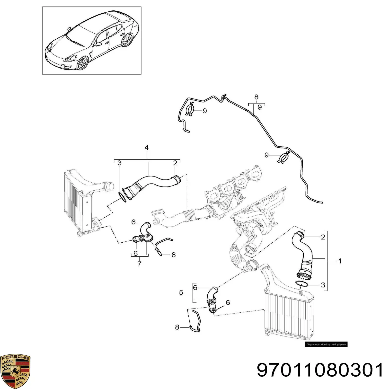 97011080301 Porsche 