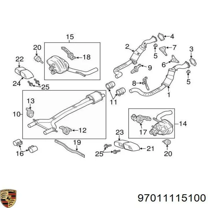 97011115100 Porsche 