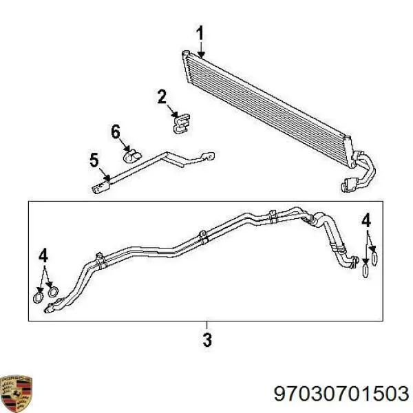 97030701503 Porsche 