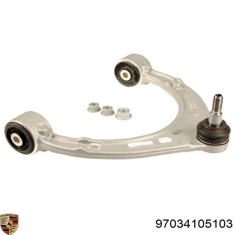 97034105103 Porsche braço oscilante superior esquerdo/direito de suspensão dianteira