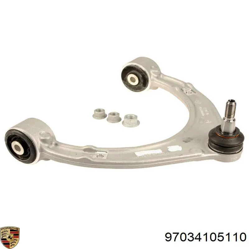 97034105110 Porsche braço oscilante superior esquerdo/direito de suspensão dianteira