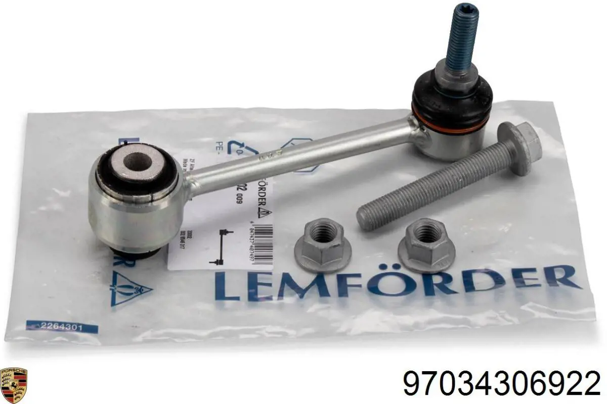 Тяга переднего стабилизатора Lemforder 35680 цена, от 28.42 USD