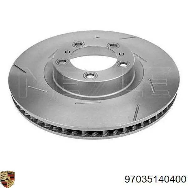 Передний тормозной диск Porsche 97035140400